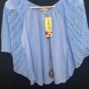 2 Speechless Shirts w/Built in Cami (1 with tags)